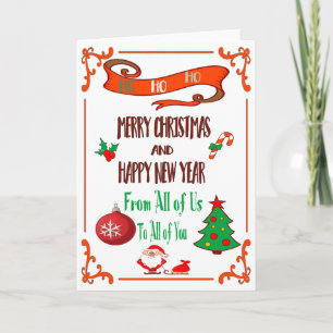 Personalise Your Merry Christmas Card