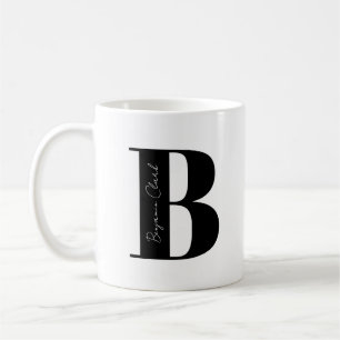 Personalise Your Name Start with B Coffee Mug