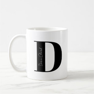 Personalise Your Name Start with D Coffee Mug