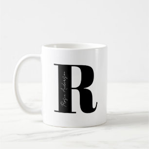 Personalise Your Name Start with Letter R Coffee Mug