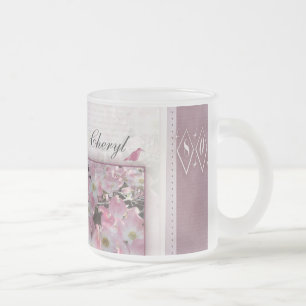 Personalise your own 80th birthday frosted glass coffee mug