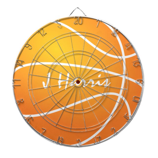 Personalise Your Own Basketball Dartboard (Front)