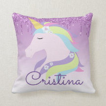 Personalise Your Own Colourful Sleeping Unicorn
