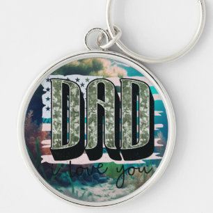 Personalise Your Own Custom Made Dad I Love You on Key Ring