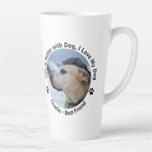 Personalise Your Own Custom Made Design Pet Photo  Latte Mug
