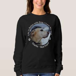 Personalise Your Own Custom Made Design Pet Photo Sweatshirt