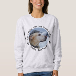 Personalise Your Own Custom Made Design Pet Photo  Sweatshirt