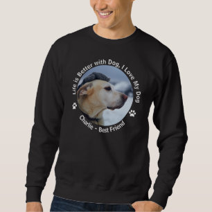 Personalise Your Own Custom Made Design Pet Photo Sweatshirt
