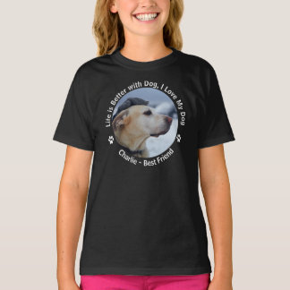 Personalise Your Own Custom Made Design Pet Photo  T-Shirt