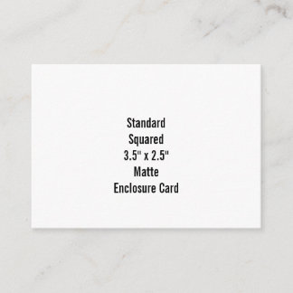 Personalise Your Own Design with 3.5" x 2.5" Enclosure Card