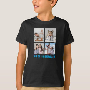 Personalise Your Own Fathers Day Photo College on T-Shirt
