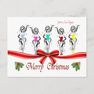 Personalise your own Las Vegas Christmas Postcard