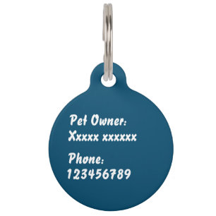 Personalise your own pet tag