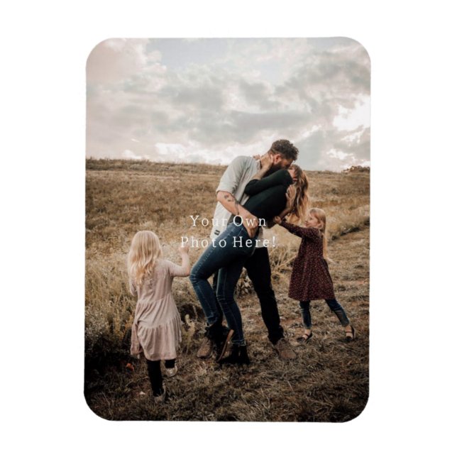 Personalise Your Own Photo Flexi Magnet. Magnet (Vertical)