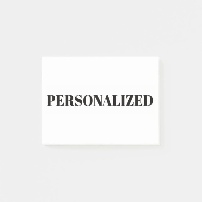 Personalise Your Own Post-it Notes (Front)