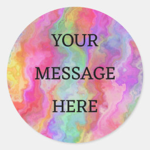 Personalise your own Rainbow  Stickers