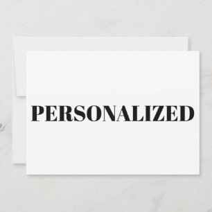 Personalise Your Own Save The Date