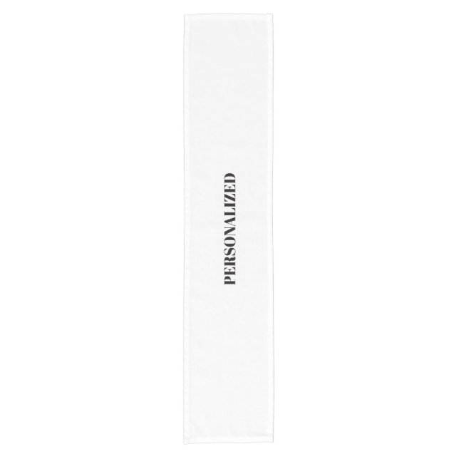 Personalise Your Own Short Table Runner (Front)