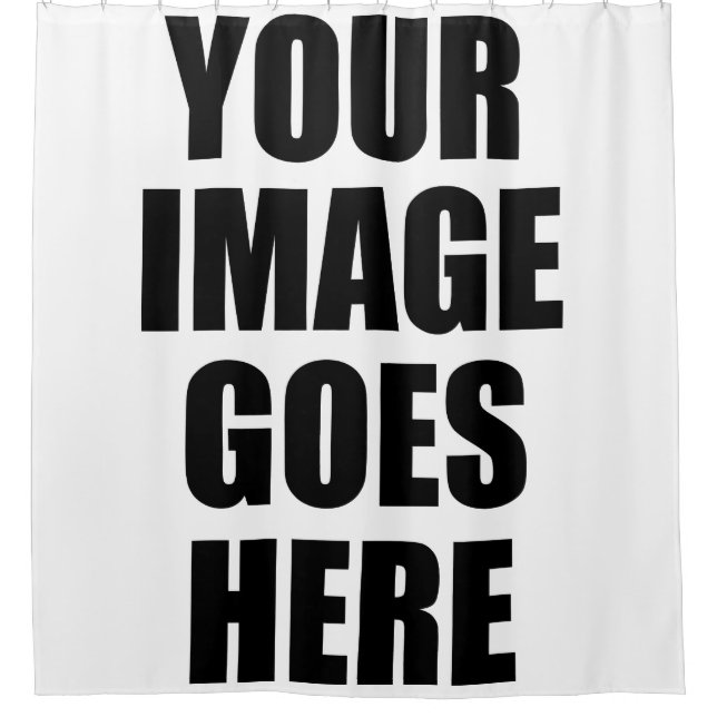 Personalise Your Own Shower Curtain (Front)