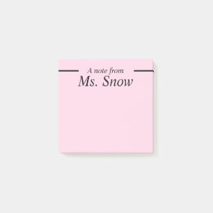 Personalise your own sticky notes - Pink