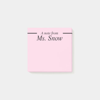 Personalise your own sticky notes - Pink