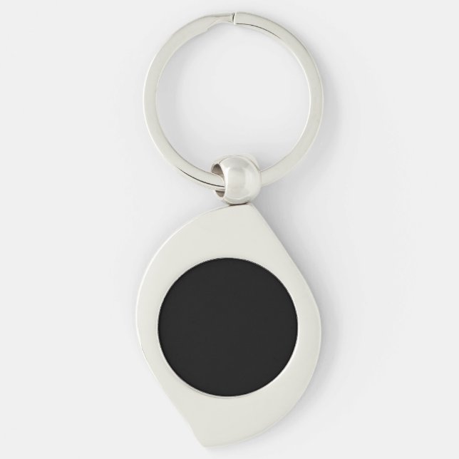 Personalise Your Own Swirl Key Ring (Front)