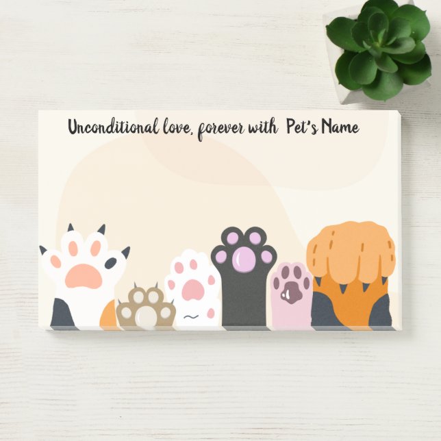 Personalise Your Pet Lover's Post-it Note (Office)