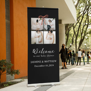 Personalise Your Precious Baby Shower  Retractable Banner