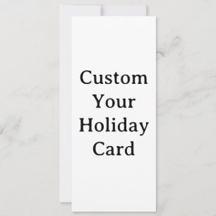 personalise Your Squared 4" x 9.25" Holiday Card