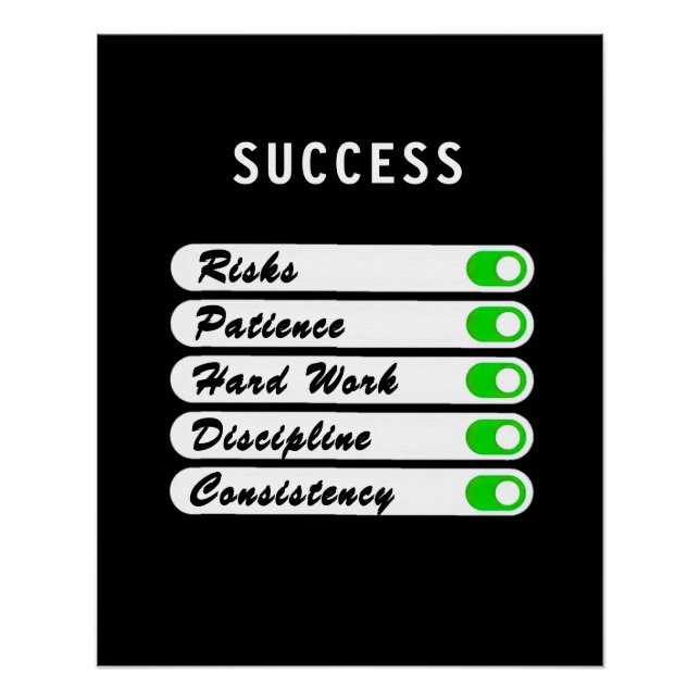 Personalise your success conditions Poster (Front)