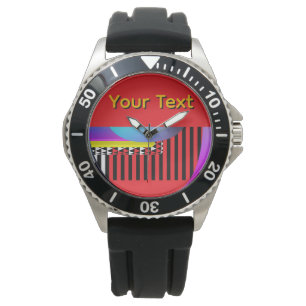 Personalise Your Text Piano Keys Men Teens Watch