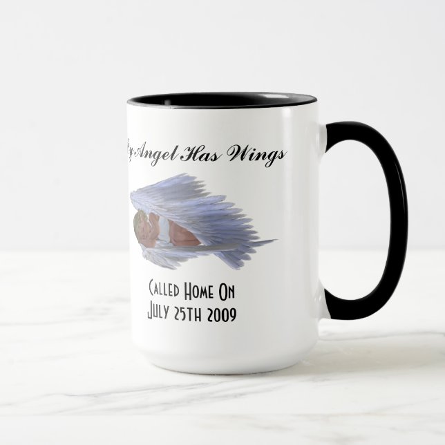 Personalise Your Wings Mug (Right)