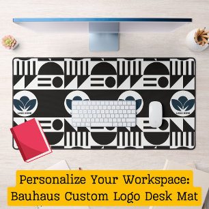 Personalise Your Workspace: Bauhaus Custom Logo Desk Mat