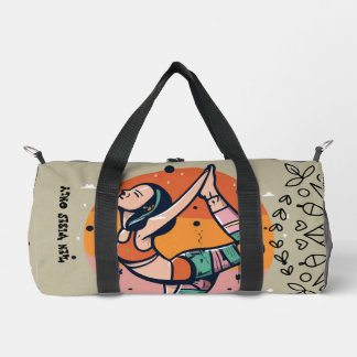 Personalise Zen Vibes Only  Duffle Bag