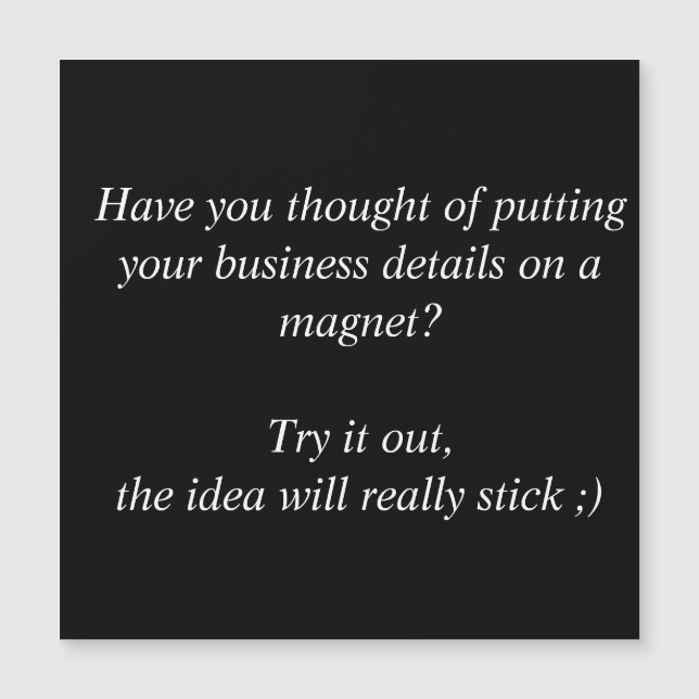 Personalised, (Front)