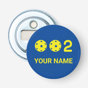 Personalised  0 0 2 funny pickleball score bottle opener