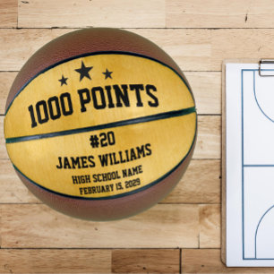 Personalised 1000 Points Gift for Players Basketball