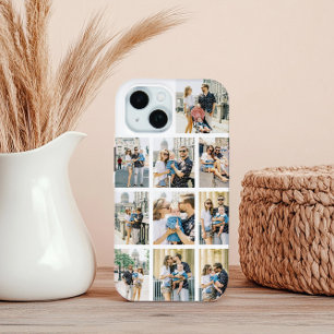 Personalised 10 Photo Collage iPhone 15 Case
