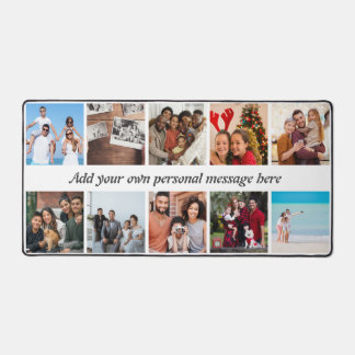 Personalised 10-Photo Collage Desk Mat