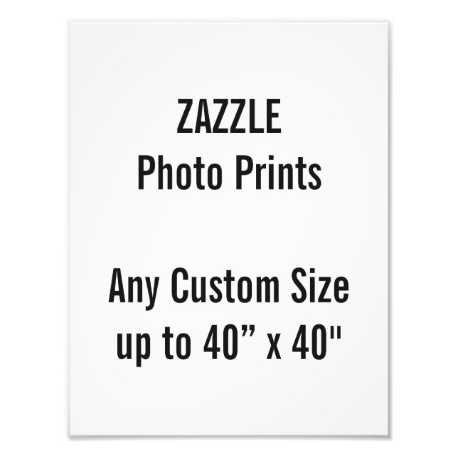 Personalised 10” x 13" Photo Print, or custom size Print (Front)