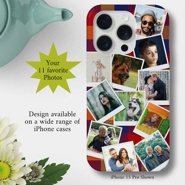 Personalised 11 Photo Collage Slim iPhone Case (Creator Uploaded)