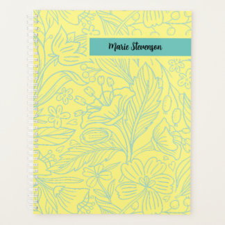 Personalised 12 Month Floral Planner