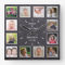 Personalised 12 Photo Collage Chalkboard  Family
