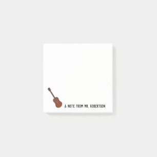 Personalised 12-String Guitar Post-It Notes