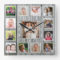 Personalised 13 Photo Collage Rustic Grey Wood  