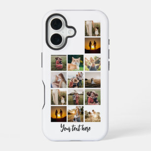 Personalised 14 Photo Collage iPhone 16 Case