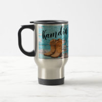 Personalised 15 ounce coffee mug Blue Wood Barn Do