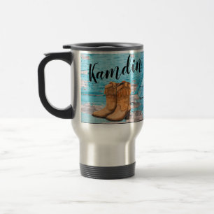 Personalised 15 ounce coffee mug Blue Wood Barn Do