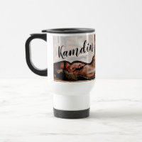 Personalised 15 ounce coffee mug Cowboy Boots Barn