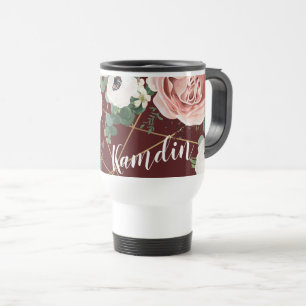Personalised 15 ounce coffee mug Geometric Garden